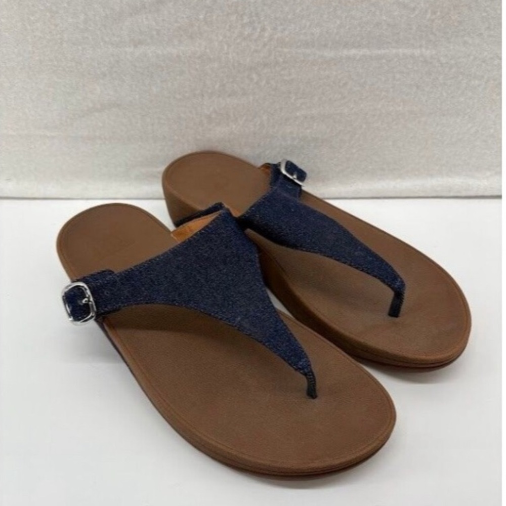 Fitflop Navy and Brown Sandals